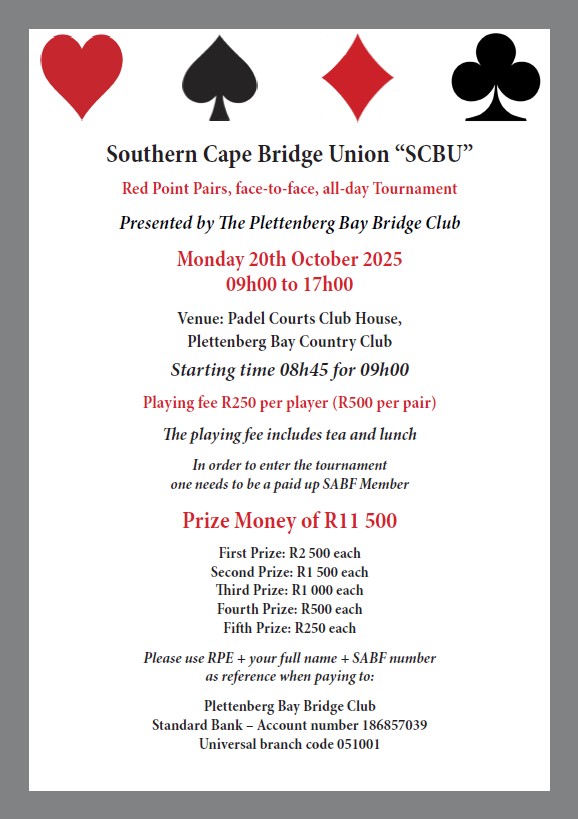 Plettenberg Bay SCBU